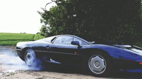 Fast Car On Fire GIF