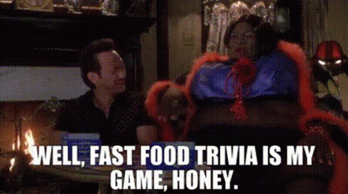 Fast Food Trivia Is My Game GIF