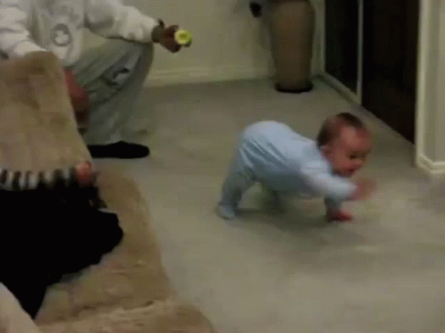 Fast Forward Baby Crawling GIF
