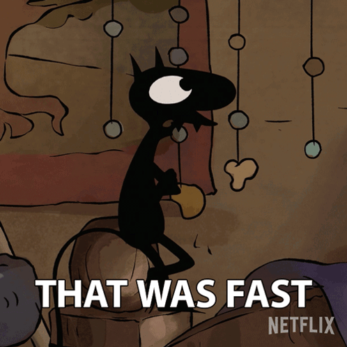 Fast Netflix Cartoon Character