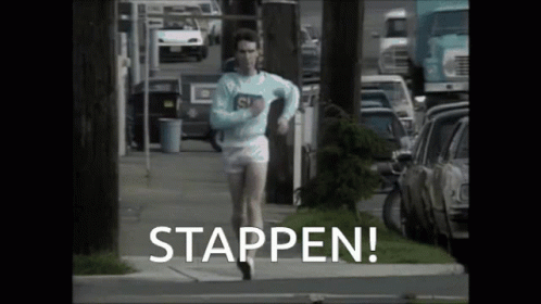 Fast Power Walking Stappen GIF