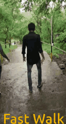 Fast Walking In The Mud GIF
