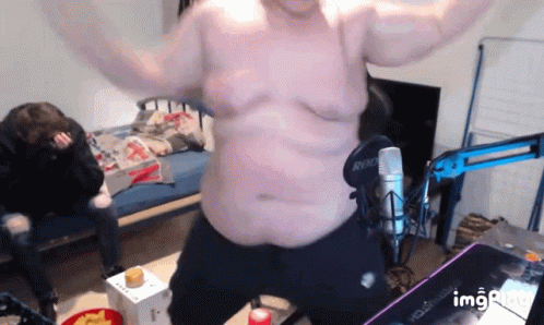 Fat Belly Spank People GIF