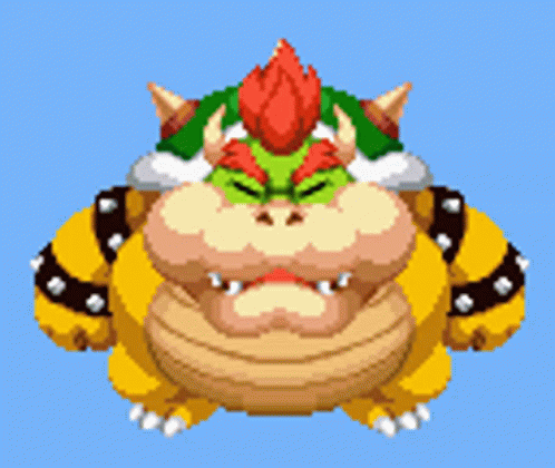 Fat Bowser Blubber Bear GIF