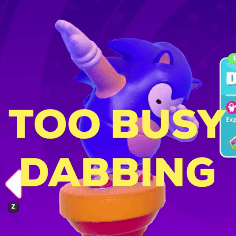 Fat Funny Sonic Dabbing GIF