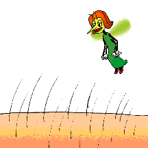 Fat Green Mosquito Bite GIF