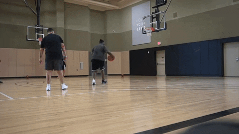 Fat Guy Missed Shot GIF
