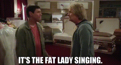 Fat Lady Singing Starsky And Hutch Arguing GIF