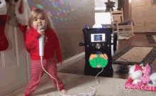 Fat Lady Singing Viral Cute Kid Jumping GIF