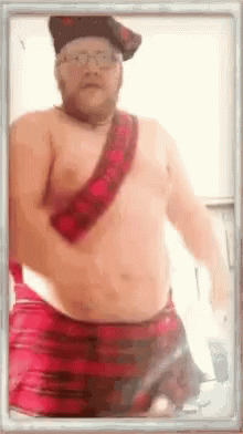 Fat Man Belly Dance GIF