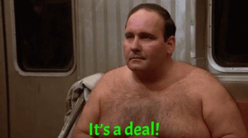 Fat Man Says It's A Deal GIF