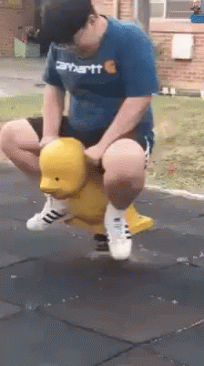 Fat People Fail Ride GIF