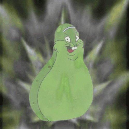 Fat Pickle Rick Unleash Power GIF