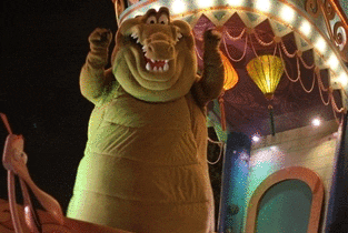 Fat Tuesday Dancing Chubby Dinosaur GIF