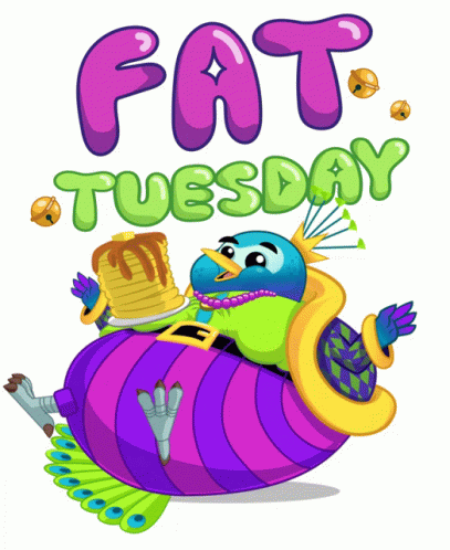 Fat Tuesday Rolling Chubby Bird GIF