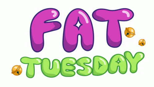 Fat Tuesday Stout Lettering Graphics Design GIF