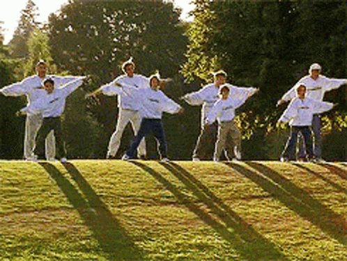 Father And Son Rain Dance GIF