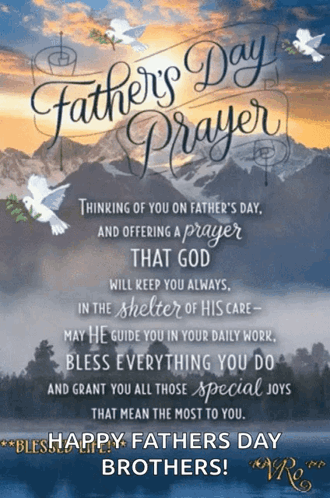 Father's Day Card Mountain Background