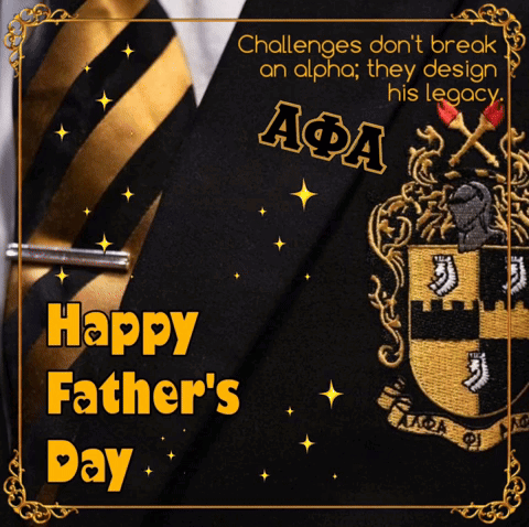 Father's Day Card With Coat Of Arms GIF