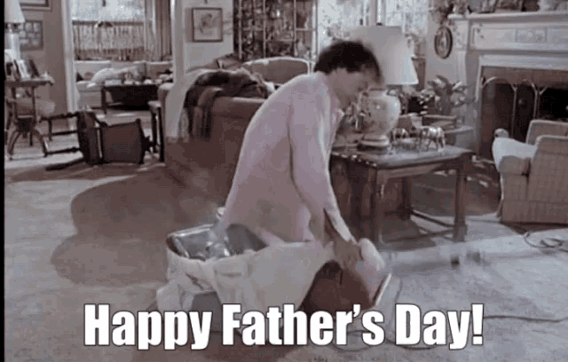 Fathers Day Michael Keaton Vacuum GIF