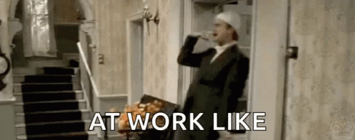 Fawlty Towers At Work Like Work Monday GIF
