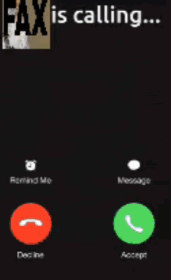 Fax Is Calling Iphone Call GIF