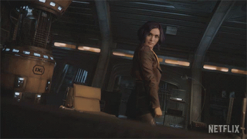 Live Action Faye Valentine Holding Camera GIF