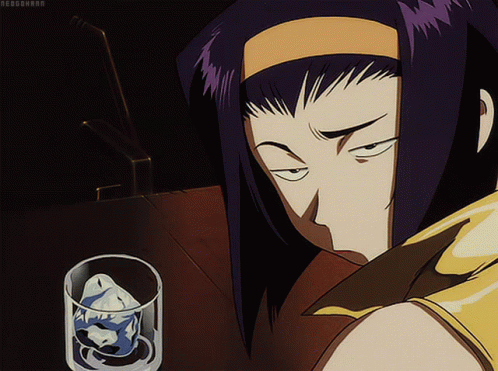 Faye Valentine Annoyed Face GIF