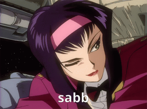 Faye Valentine Wink Sabb GIF
