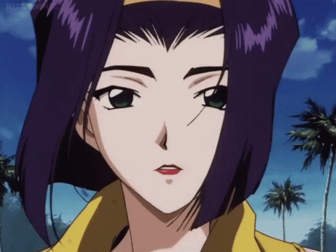 Faye Valentine Smooth Wind Blowing Hair GIF