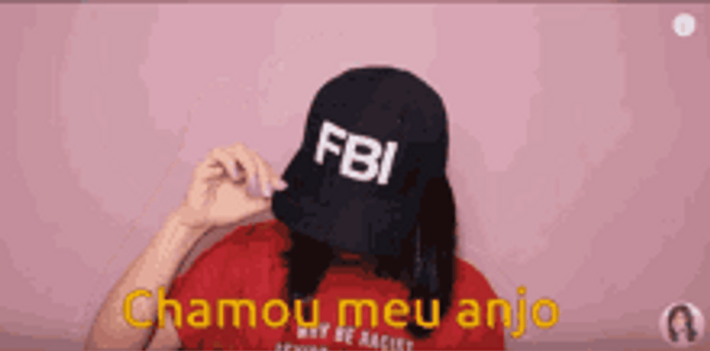 Fbi Black Cap Angel Foquinha Brazilian Youtuber GIF