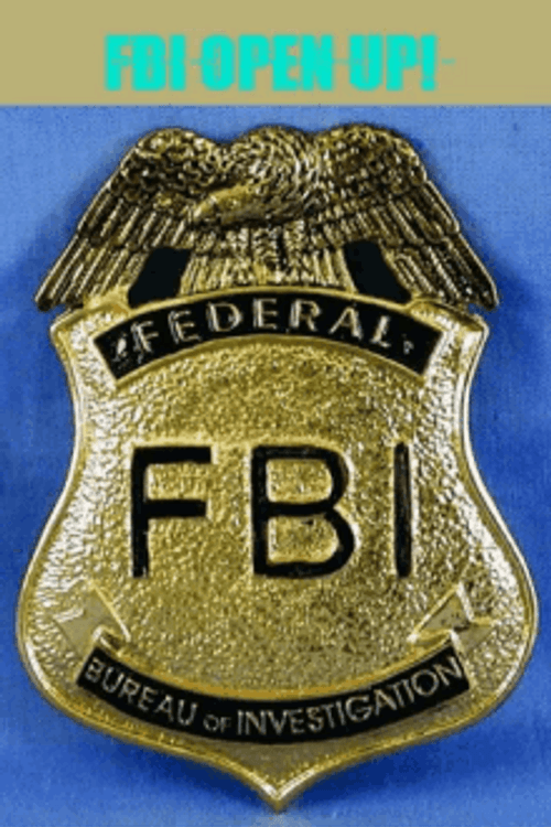 Fbi Open Up Gold Metal Badge Meme GIF