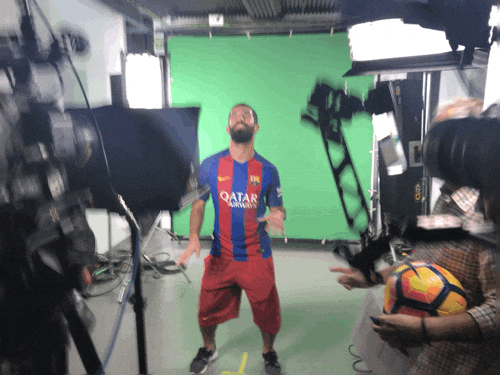 Fc Barcelona Arda Turan Dancing On Camera GIF