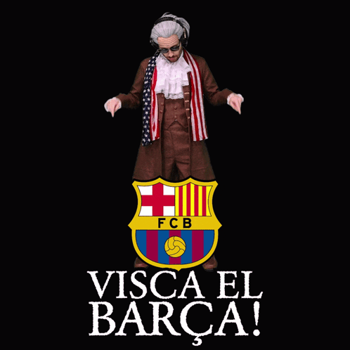 FC Barcelona Logo with Soccer Ball