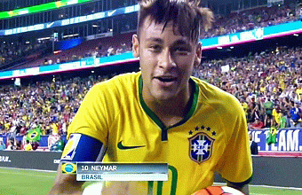 Fc Barcelona Neymar Da Silva Flying Kiss GIF