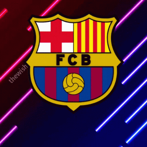 FCB Logo With Soccer Ball