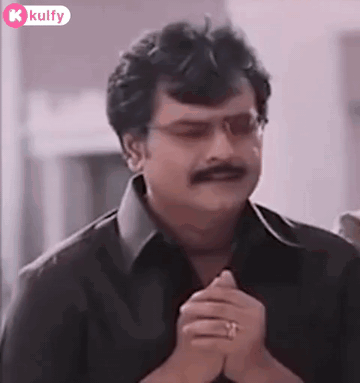 Indian Man Fear Reaction GIF