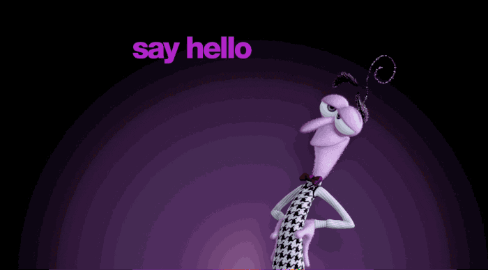Fear Inside Out Say Hello GIF