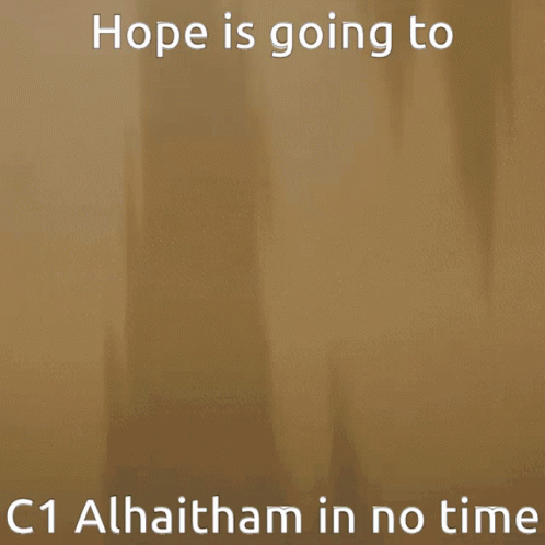 Feather With Hope Is Going to C1 Alhaitham