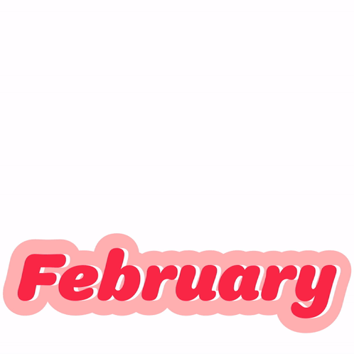 February Word GIF