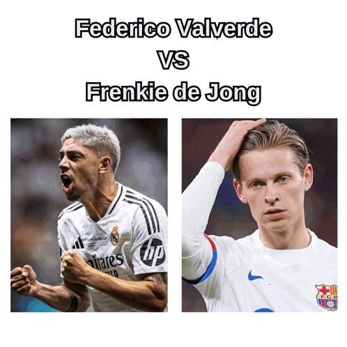 Federico Valverde and Frenkie de Jong Soccer Players
