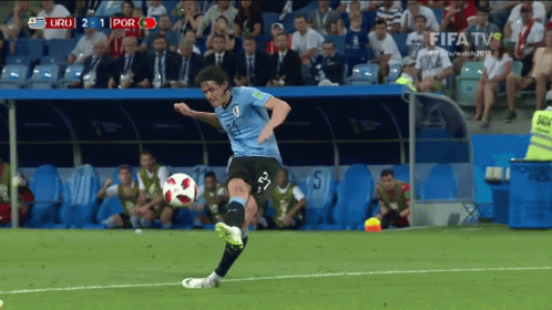 Federico Valverde Kicks Ball To Score Goal GIF