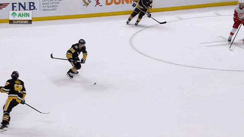 Fedex Is One Of The Sponsors Of The Hockey Rink GIF
