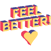 Feel Better Get Well Soon Sticker GIF