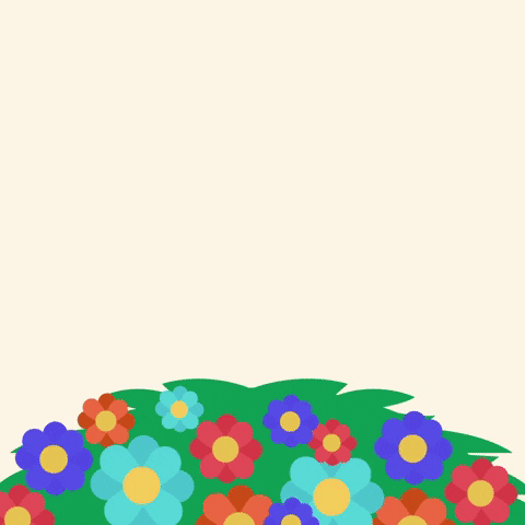 Feel Better Soon Flower Bear GIF