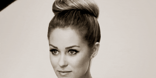 Feeling Beautiful With Crazy Hair Bun GIF