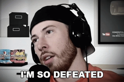 Feeling Defeated Jobless Garrett Internet Personality GIF