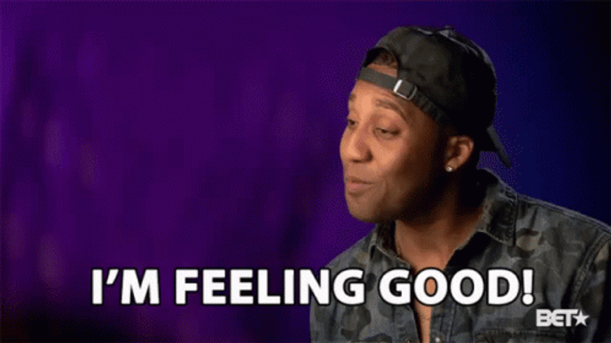 Feeling Good Today Man GIF