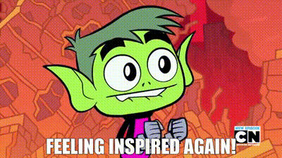 Feeling Inspired Again Beast Boy GIF