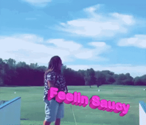 Feeling Saucy Woman Playing Golf GIF